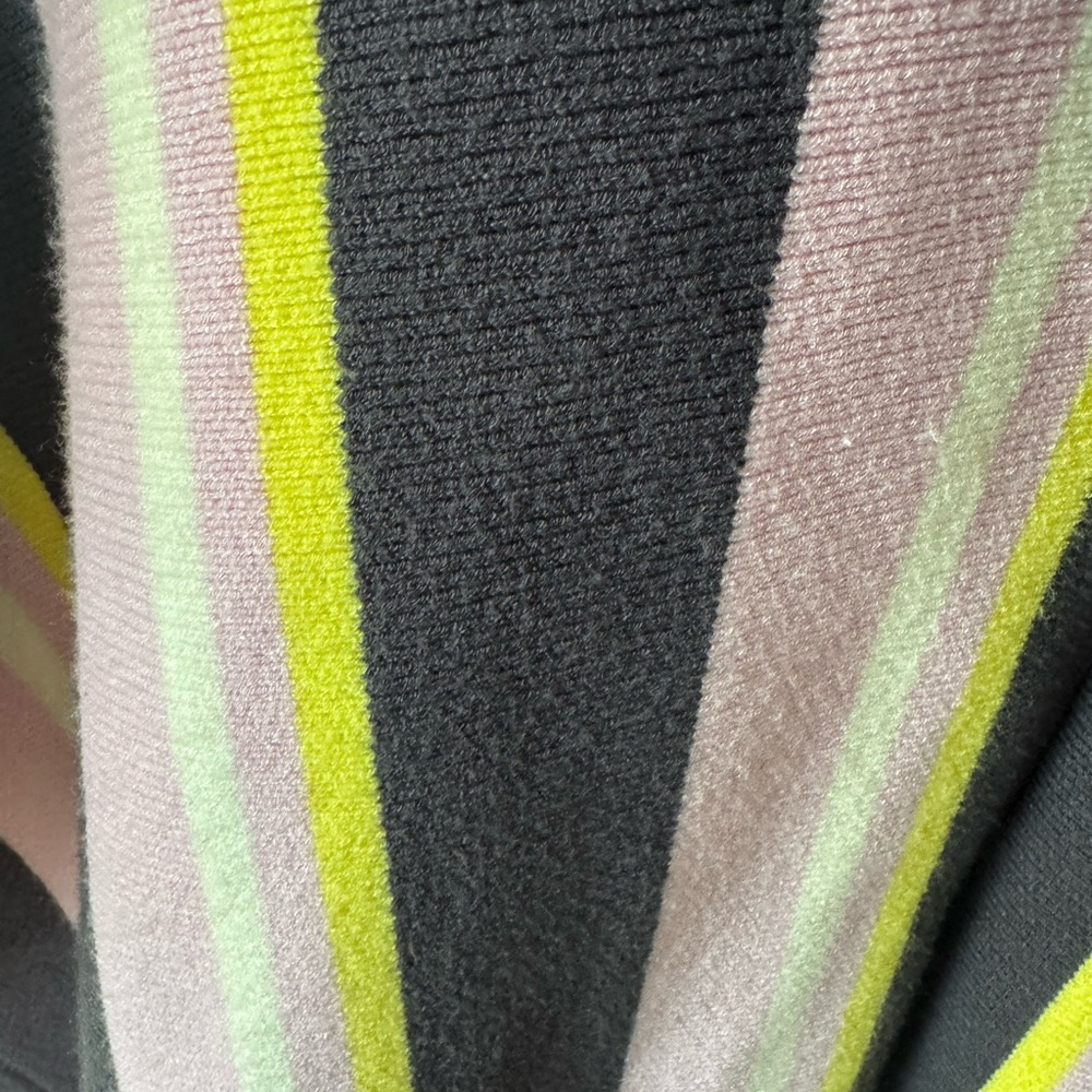 Free People All I Need Chic Hooded Poncho with Stripes - Picture 3 of 5